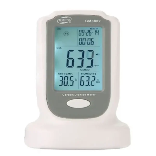 دستگاه سنجش دی‌اکسید کربن GM8802 بنتک – اندازه‌گیری دقیق CO2 در محیط