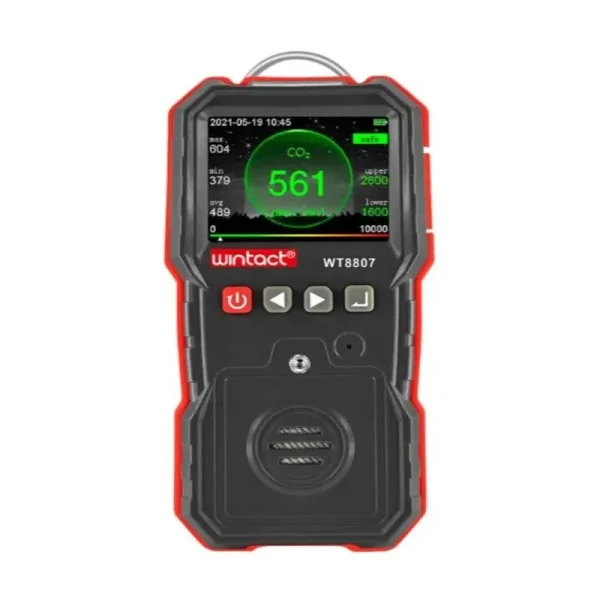 دستگاه سنجش CO2 مدل WT8807 برند وینتکت Wintact | مانیتور کیفیت هوا