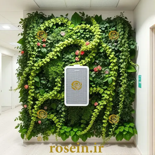 Home - ما ابتدا هوای خانه و محل کار شما را میسنجیم، سپس راهحل ارائه میدهیم دیوارهای سبز بیوفیلیکی رُزین